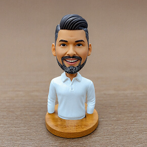3D Half Body Figurine with Hand-painted Detail
