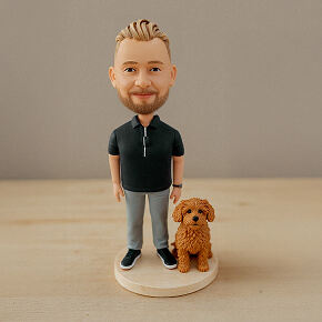 3D Pet Figurine with Hand-painted Detail