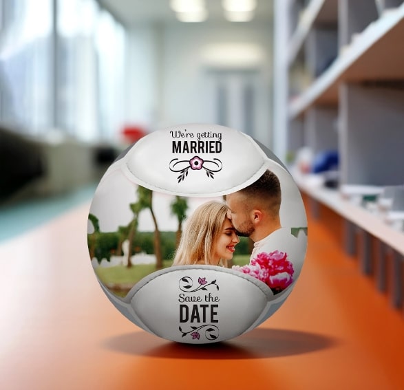 Kickstart Marital Bliss with Custom Footballs