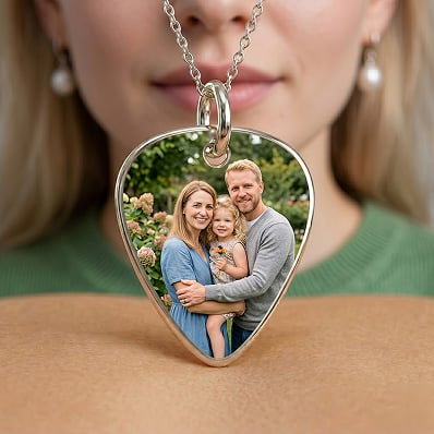 Heart Plaque Keychain