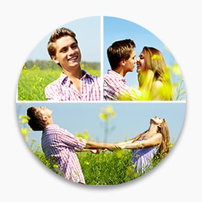 Circle Photo Coasters