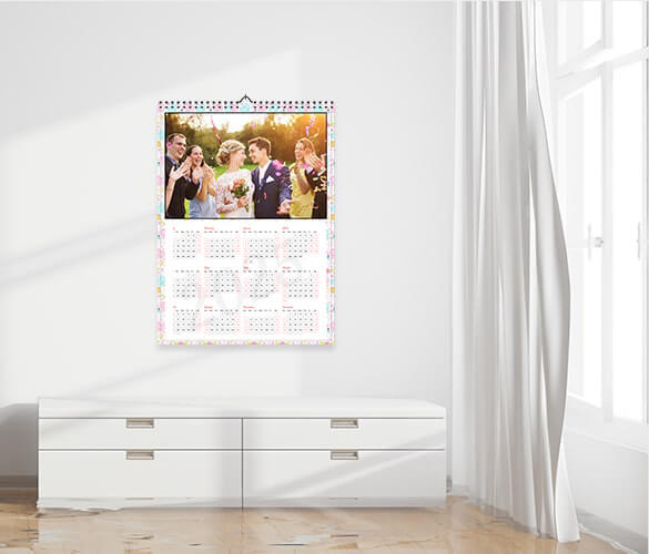 Customize Year in Poster Calendar