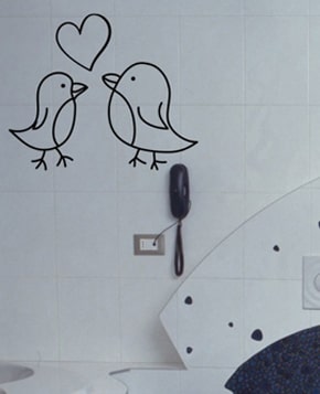 Valentines Day Best Love Bird Wall Decals